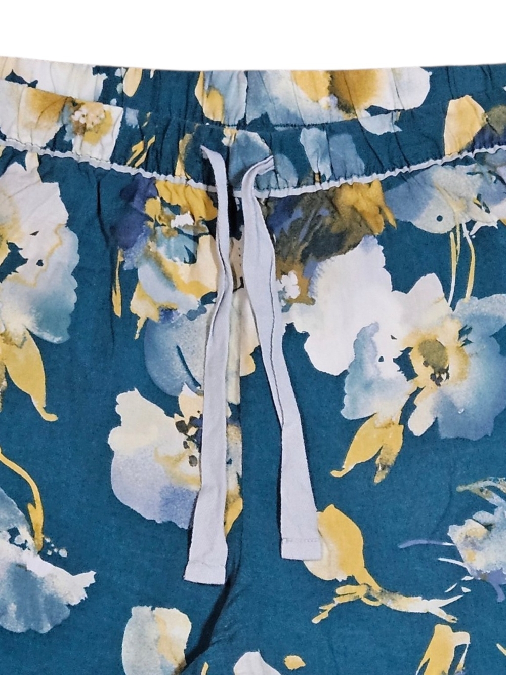 stars above Teal Floral Two-Piece Pajama Set - Picture 7 of 11